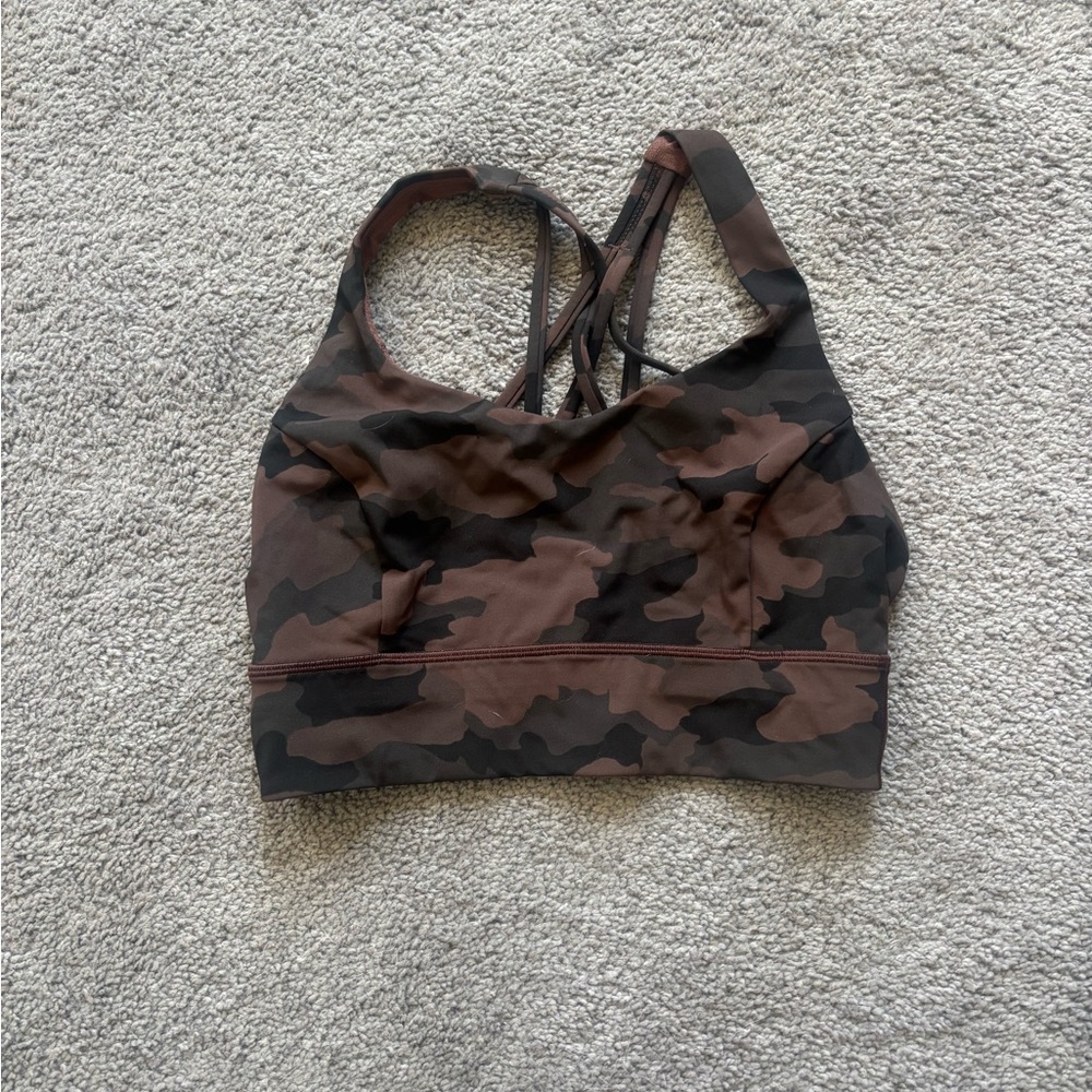 Lululemon Athletica Camouflage Sports Bra